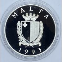 Malta 5 Lir 1993